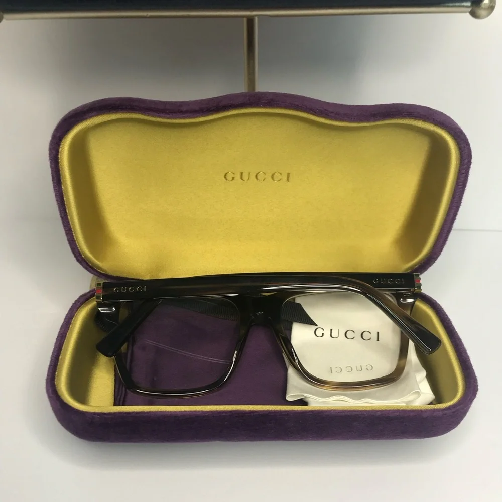 💯 - New Authentic GUCCI GG0452O 004 Oversized Eyeglasses